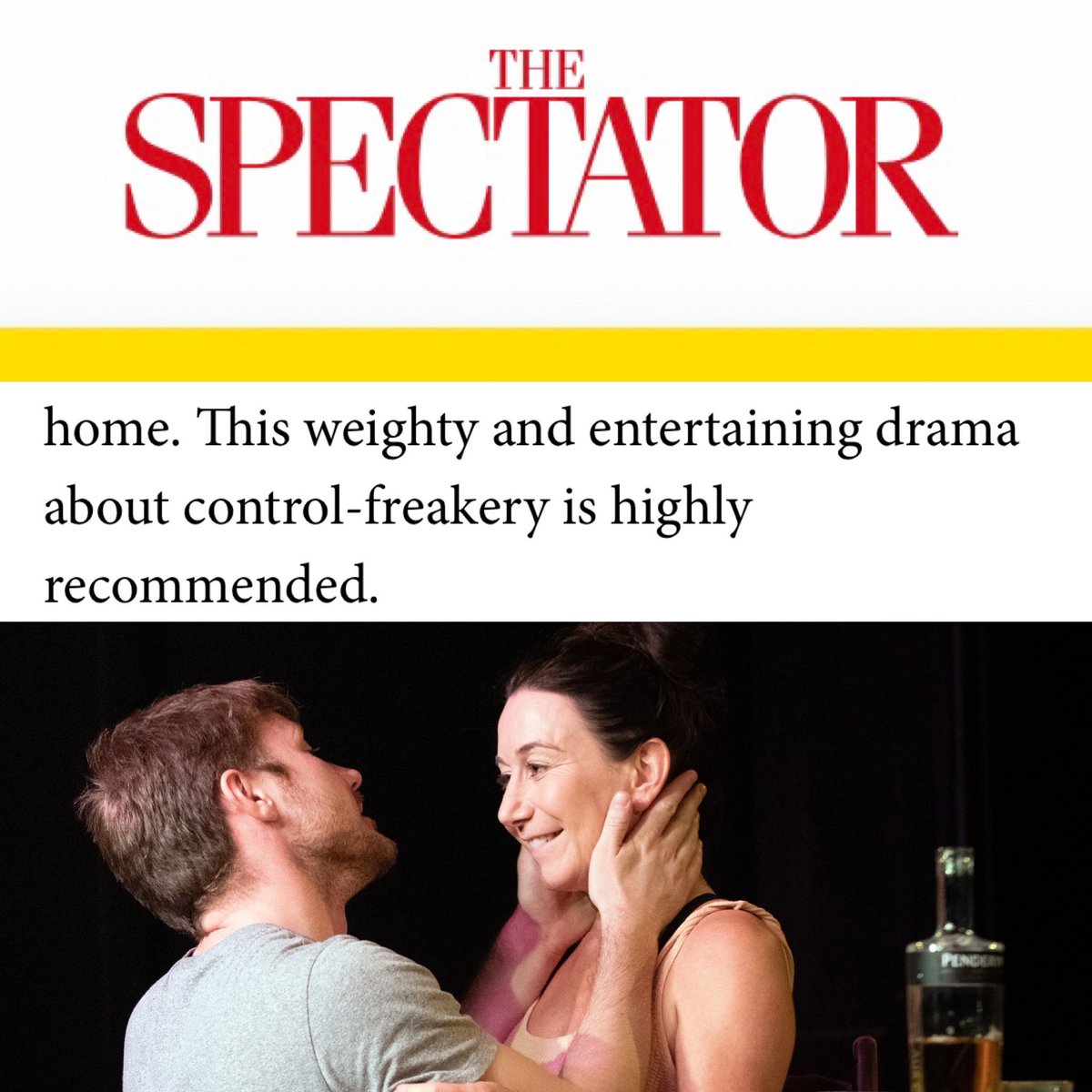 OxiaTheatre's tweet photo. “Highly recommended…will resonate with anyone who has faced emotional bullying” @TheSpectator reviews ASSISTED in this week’s @edfringe round-up https://t.co/1rELCuuvMi Catch us at 8.20pm tonight @theSpaceUK 🎟 link in bio #ASSISTEDthePlay https://t.co/UcvD42FhlC