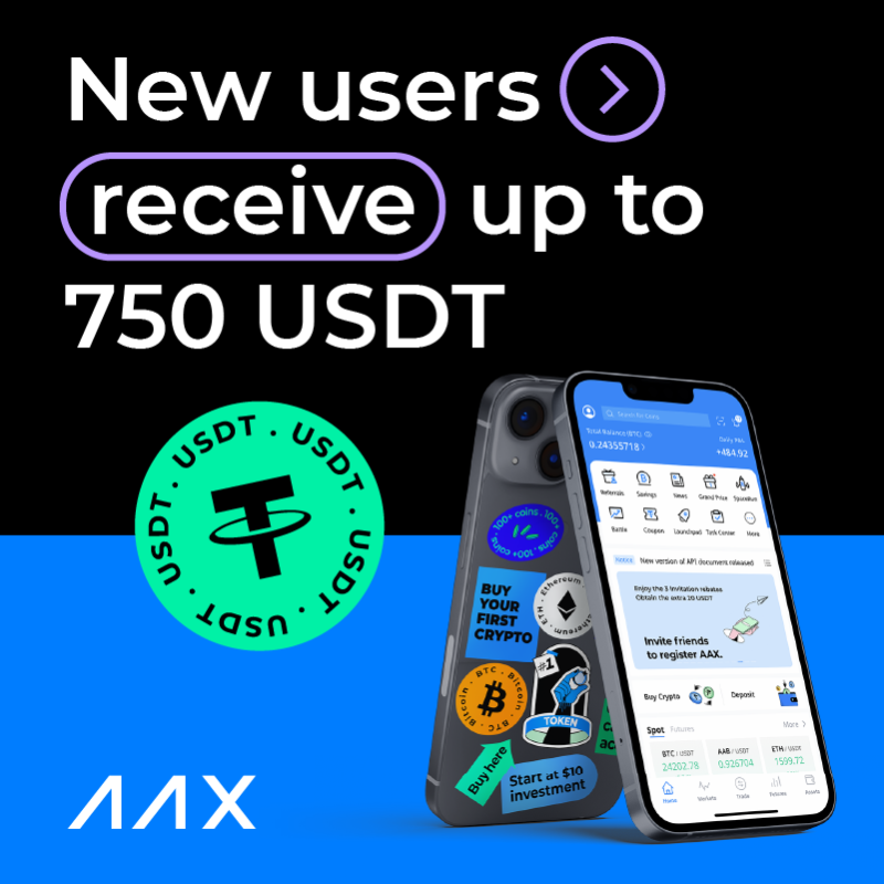 AAXExchange's tweet photo. Surprise! 🎁🎁🎁 #AAX Special Bonus Is Here!
👉Click the link https://t.co/PZv1iWPf1O
👉Sign up with email and complete identification（KYC1）
✅Get 10USDT💵 for free (no threshold) and it will be credited within one working day! #BTC #ETH #GMT #APE #USDT