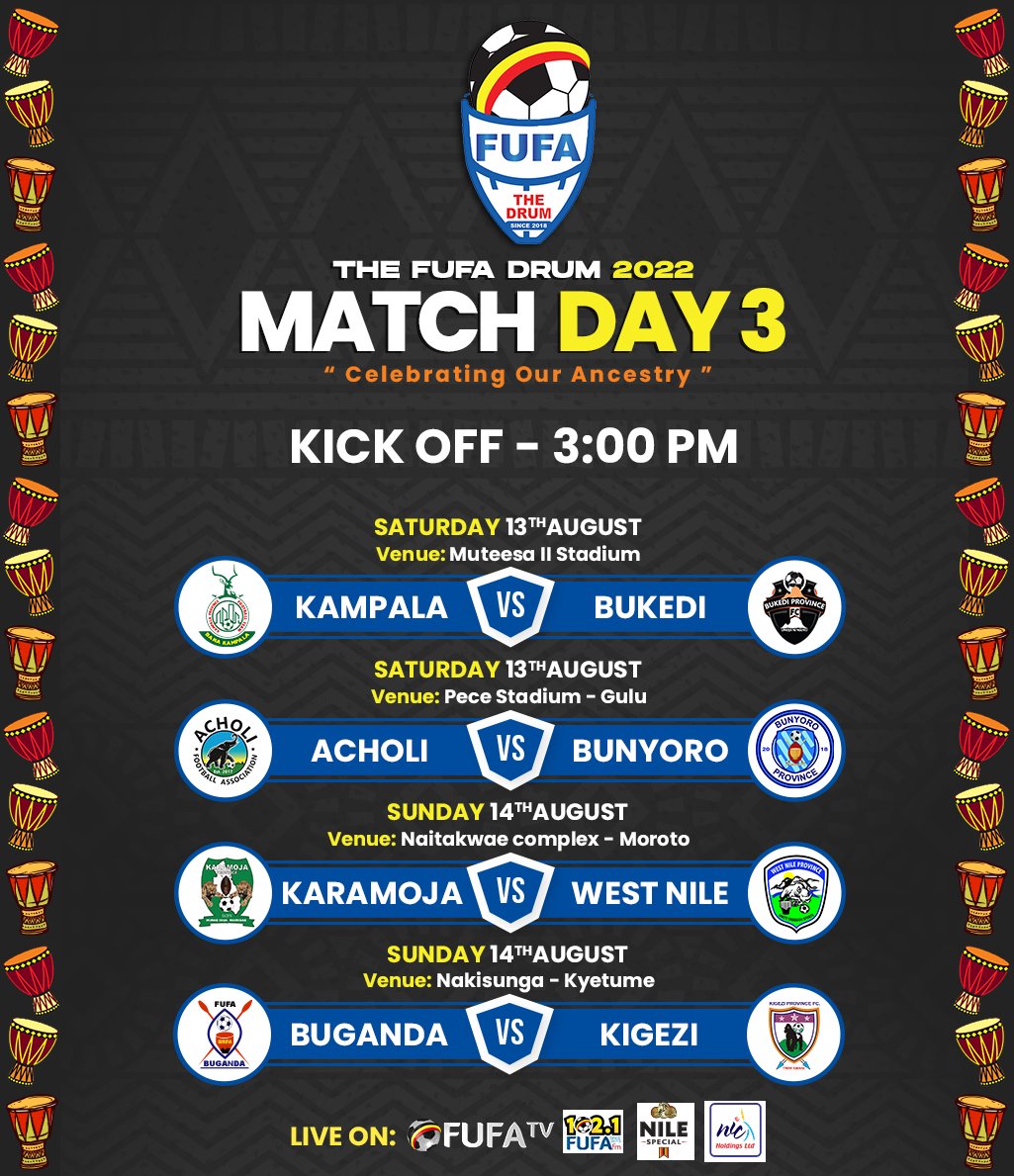 .@FUFADrum — Matchday 3 ⏳ #TheFUFADrum