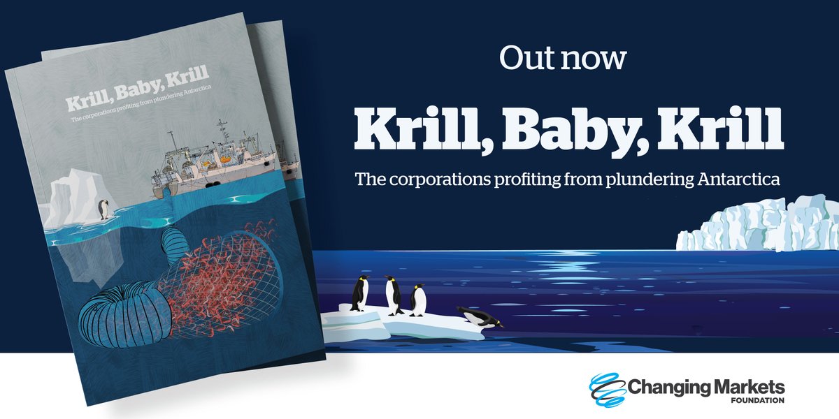 📢 OUT TODAY: New report exposing how leading retailers are complicit in plundering #Antarctica. They are being fooled by the industry's tactics to portray krill products as sustainable. More: changingmarkets.org/portfolio/fish… #FishingTheFeed #WorldKrillDay