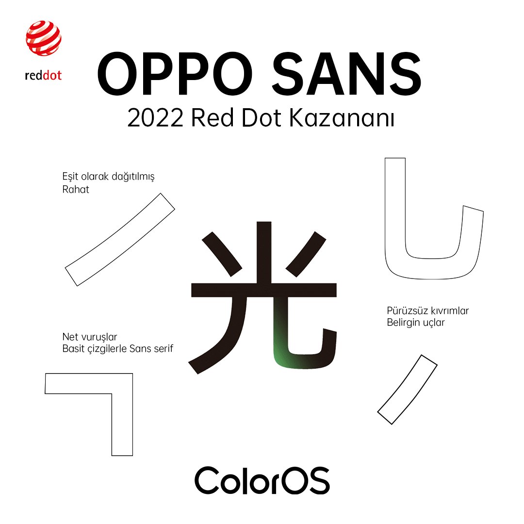 OPPOTurkiye's tweet photo. 🚨 Ödül yağmuru uyarısı! 🚨
OPPO ColorOS 12 Red Dot Awards 2022’de 4 tasarım ödülü kazandı! #ColorOS12 https://t.co/fPpttdRxq8