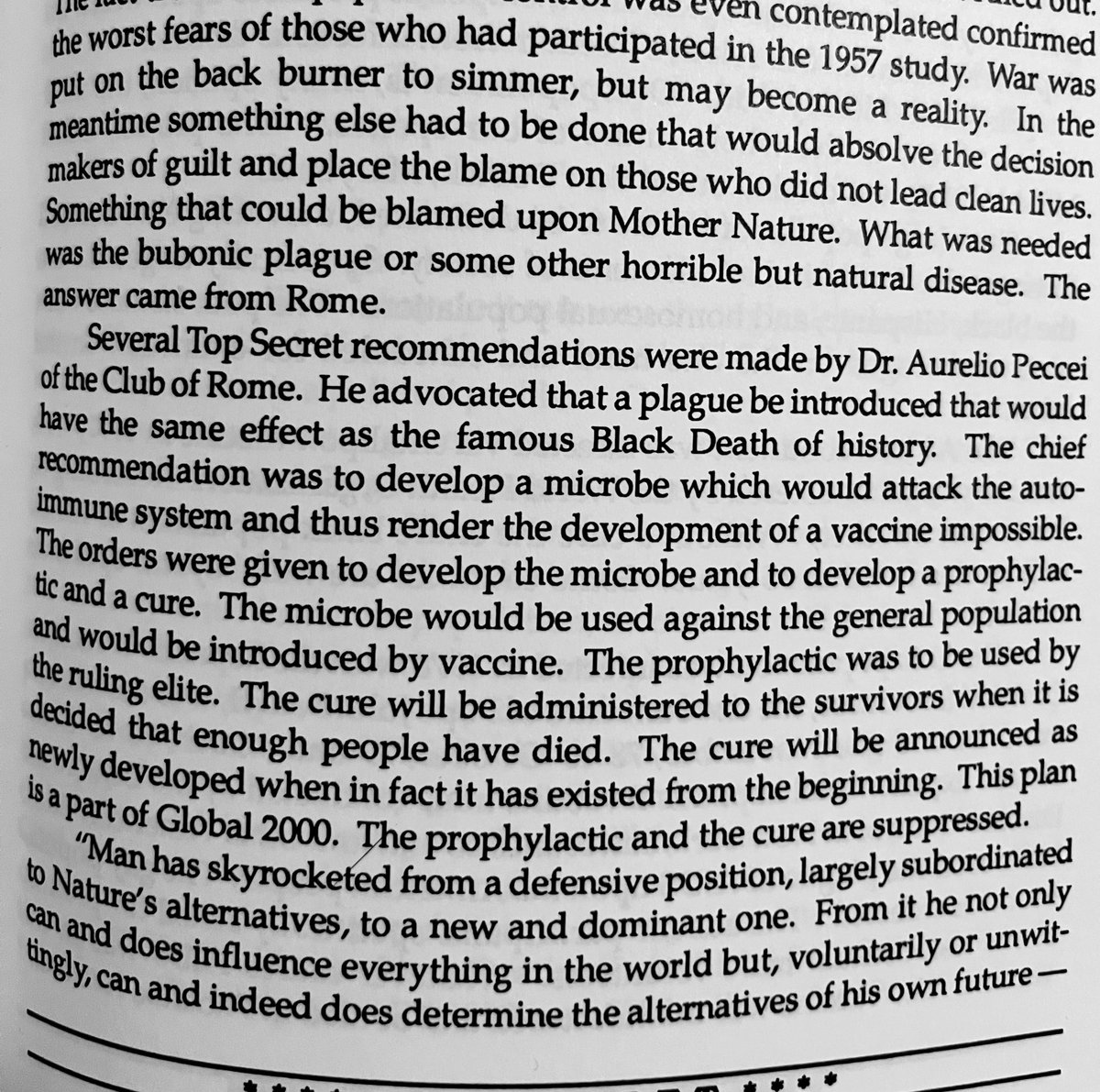 MarxRobby's tweet photo. #BeholdAPaleHorse
#WilliamCooper
1991 page 166

#vax #cooF 
#ClubOfRome https://t.co/0SqMURmwfp