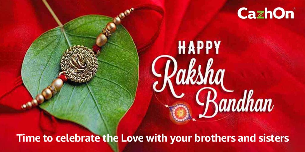 CazhOn's tweet photo. Capture Your precious bond your brothers and sisters in this Raksha Bandhan. Get a chance to win exclusive cashback offers by shopping gifts through Cazhon. 
#happyrakshabandhan2022 #rakhi2022 #brothersister #loveforever😘#bonding #relationships #happylife❤️ #siblingsday #gifts https://t.co/ijSXk0Bg8M