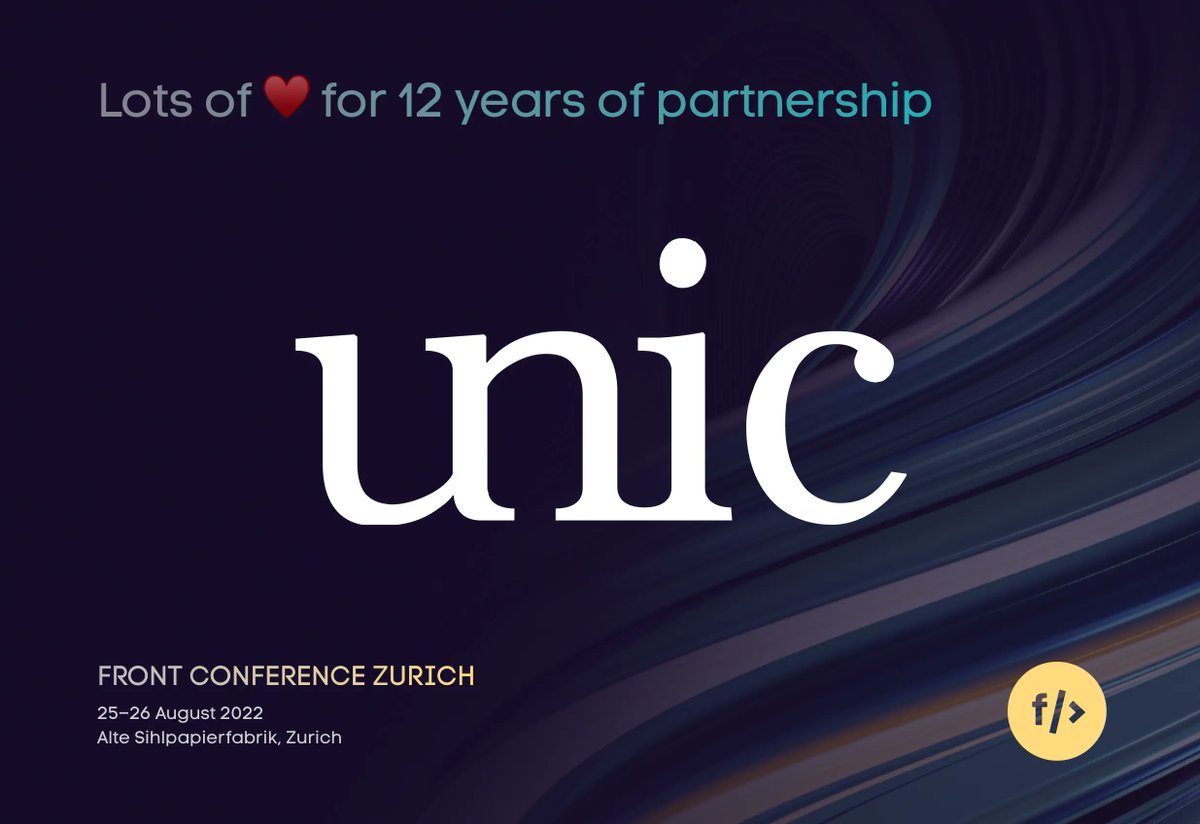 Front Conference Zurich tweet media