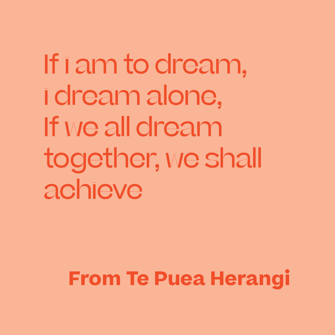We have a deep connection to this whakatauākī from Te Puea Herangi

We know we're stronger when we work together and that CW would not be a thing without our community