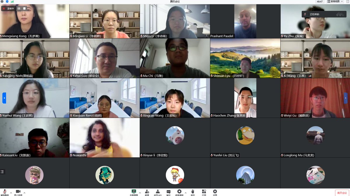 LundJing's tweet photo. The first #LPJGUESS summer course is ongoing! We got 35 smart students who want to explore dynamic vegetation model #LPJGUESS. This is a collaborative project between @lunduniversity and @BNU_Official, funded by @STINTtweet and National Natural Science Foundation of China. 1/2 https://t.co/EX7YP3nDja