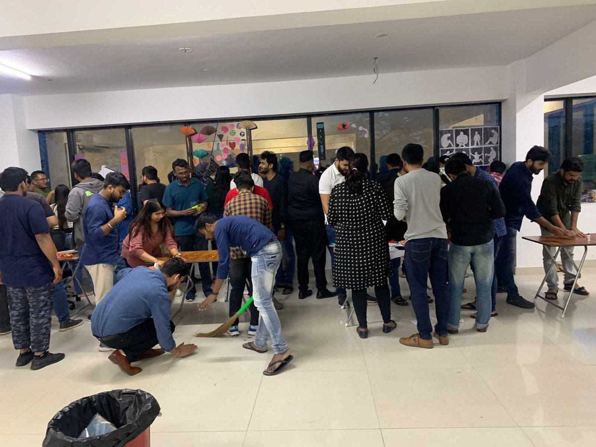 Intugine's tweet photo. That was a Wow #Wednesday indeed. Kick-starting the #IntuCup battle with a window #painting competition, depicting each team's take on "What #freedom means to them". Here is a glimpse of the #colourful #event.
.
.
.
.
.
#LifeAtInugine #Intugine https://t.co/rZ79F4x0PJ