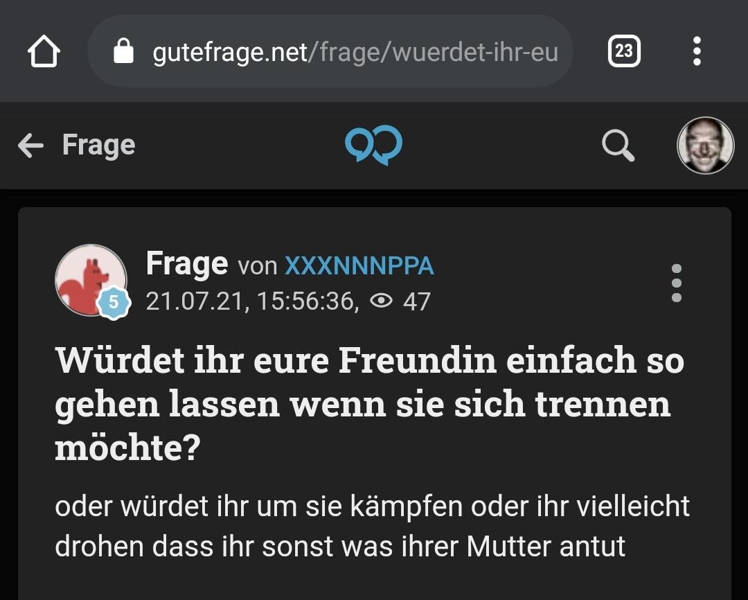 Meinung?