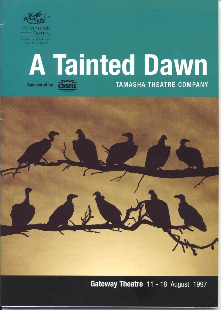 SumanBhuchar's tweet photo. On this day 25 years ago @tamashatheatre #premiered #ATaintedDawn #Partition play on 50 anniversary of @eicc directed @KLSandAssoc produced @BhucharBvrd music @thenitinsawhney @PaulBazely @ShaheenKhan2902 @HarveyVirdi1 #silentvoices #Retracingourfootsteps @SAHM_UK @abdul_shayek https://t.co/GYykhnDNc0