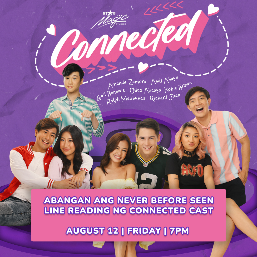 PBBabscbn's tweet photo. Abangan ang never before seen LINE READING ng CONNECTED cast! #ConnectedTheMovie #Connected3rdKiligWeek #StarMagicStudios https://t.co/M1USYY5cCi