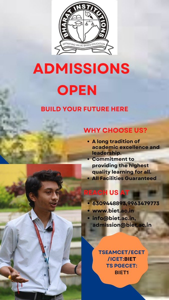 Bharat Institute of Engineering and Technology tweet media