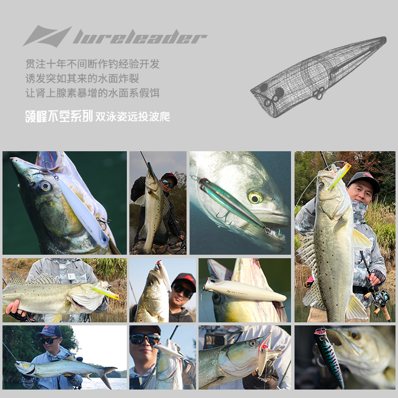 Lureleader's tweet photo. 🙌Lureleader Popper 100F/12.5g
🙌8 colors to choose https://t.co/6Lvep3VygU