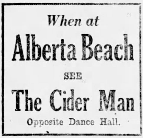 VintageEdmonton's tweet photo. August 11, 1920 and it's Meals And Cider at Vintage Edmonton:
https://t.co/61ZN1Dewin
#yeg #yeghistory #yegheritage #AlbertaBeach #SebaBeach https://t.co/gKVsvV5QtB