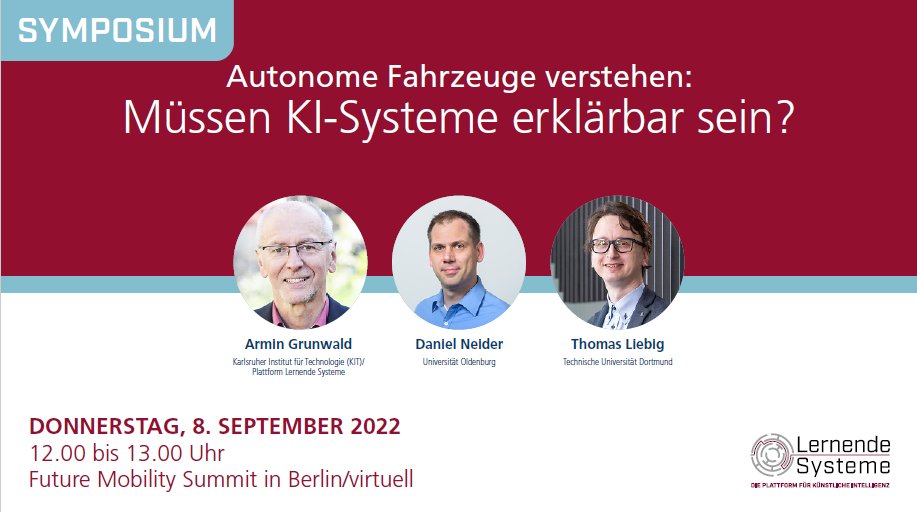 KI gestalten (@lernendesysteme) on Twitter photo Was ist nötig, damit wir #autonomen Fahrzeugen vertrauen? Darüber diskutieren unsere ExpertInnen beim #FutureMobilitySummit <a href="/TspVerlag/">Tagesspiegel Verlag</a> und schlüpfen dafür in die Rollen historischer Philosophen und Erfinder👉plattform-lernende-systeme.de/kuenstliche-in… #KI #XAI <a href="/t_liebig/">Thomas Liebig</a> <a href="/TABundestag/">TAB</a> @UniOldenburg Was ist nötig, damit wir #autonomen Fahrzeugen vertrauen? Darüber diskutieren unsere ExpertInnen beim #FutureMobilitySummit <a href="/TspVerlag/">Tagesspiegel Verlag</a> und schlüpfen dafür in die Rollen historischer Philosophen und Erfinder👉plattform-lernende-systeme.de/kuenstliche-in… #KI #XAI <a href="/t_liebig/">Thomas Liebig</a> <a href="/TABundestag/">TAB</a> @UniOldenburg