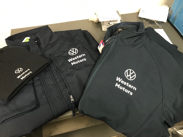 Thanks to Western Motors Drogheda for showing off their new branded workwear - it looks great! 🤩
From head to toe, Eakin Ltd has your workwear needs covered. Get in touch to see what we can do for your business.
 #eakinltd #branded #workwear #brandedclothes