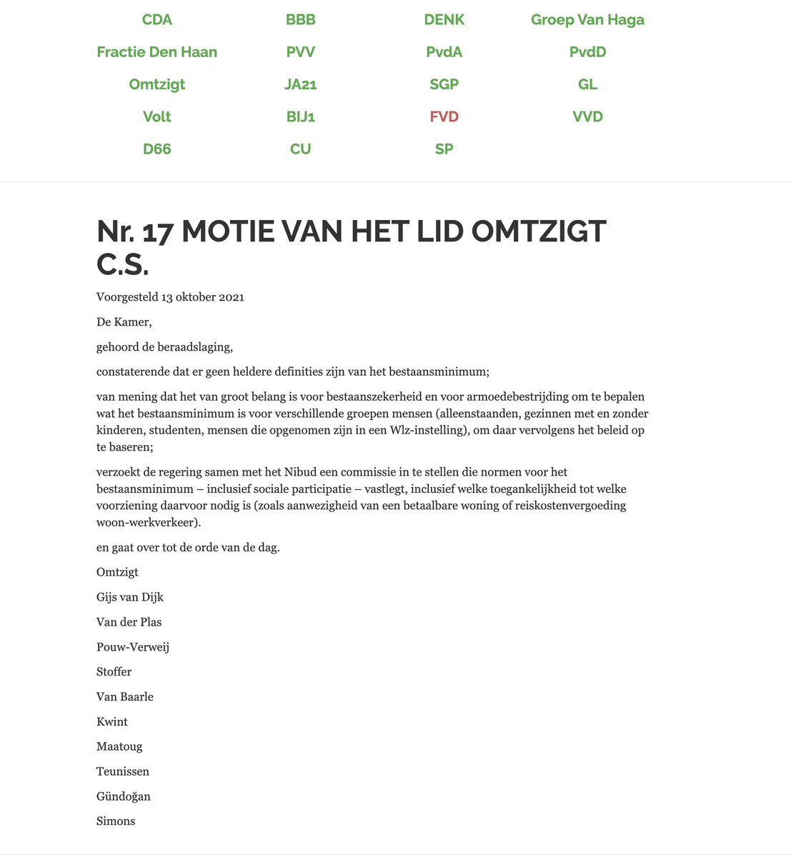 Pieter Omtzigt tweet media