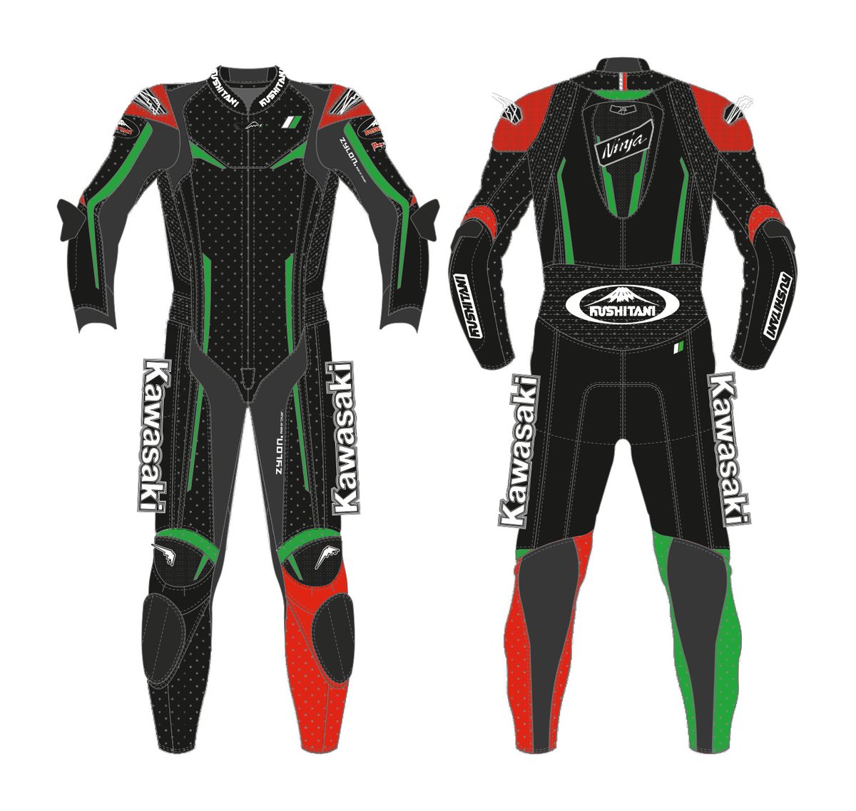 Ninja Team Green Cupに出場可能なオフィシャルレーシングスーツ Ninja Team Green Cupに出場可能なオフィシャルレーシングスーツ