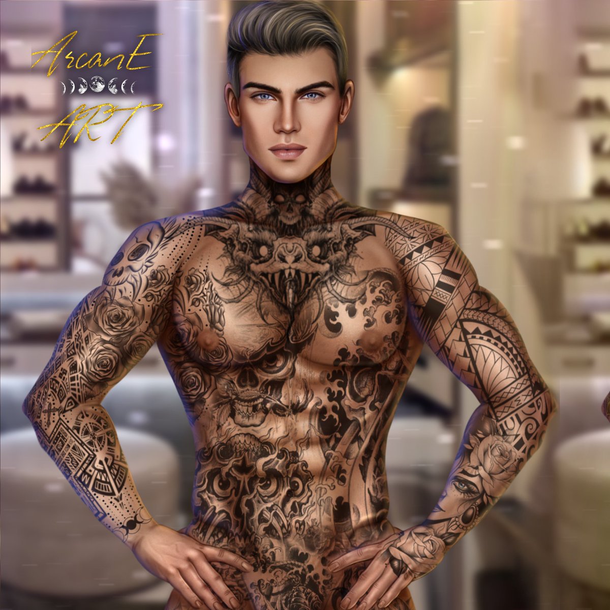Created a character for a portfolio on ArtStation ☺️

In parallel, we draw characters for a visual novel ❤️‍🔥

I can't wait for the release😁

artstation.com/artwork/YKyy46