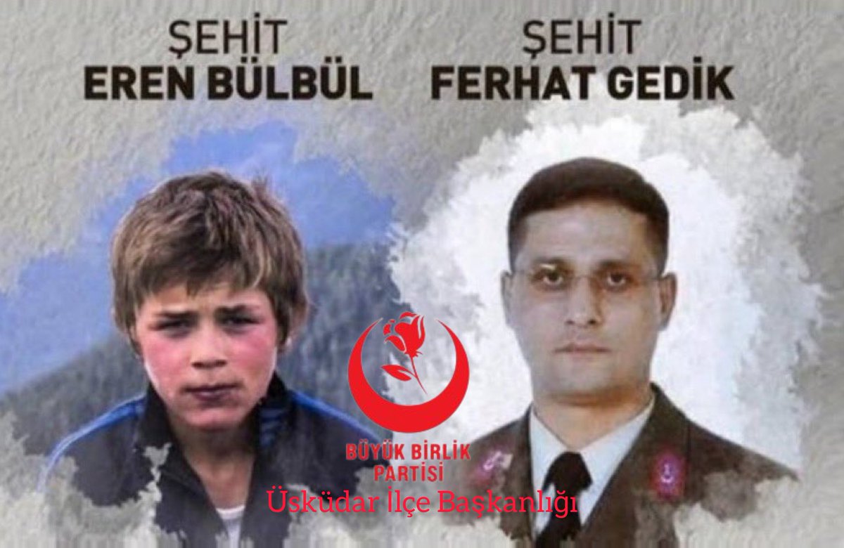 _bbp_uskudar's tweet photo. Şegadetlerinin yıldönümünde
Ferhat Gedik  ve Eren  Bülbül’ü rahmetle ve minnetle anıyoruz
Ruhunuz şad, mekanınız cennet olsun
#ErenBülbül
#iyikivarsınEren
#ÜsküdardaBirlikVakti 
@cml_sucu @cetindincc https://t.co/CUZp7dYm1c