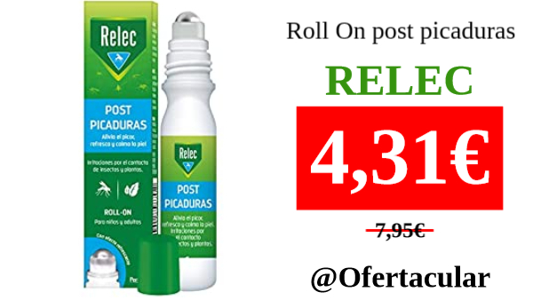 OfertacularRL's tweet image. ⚫️ Relec Roll On Post-Picaduras de Insectos y Plantas

🛒: amzn.to/3uxcR1L
‼️QUE NO TE PIQUEN‼️ 👁‍🗨  #Amazon #Relec #Mosquito #chollo #oferta #ganga #BlackFriday #primeday #ofertacular