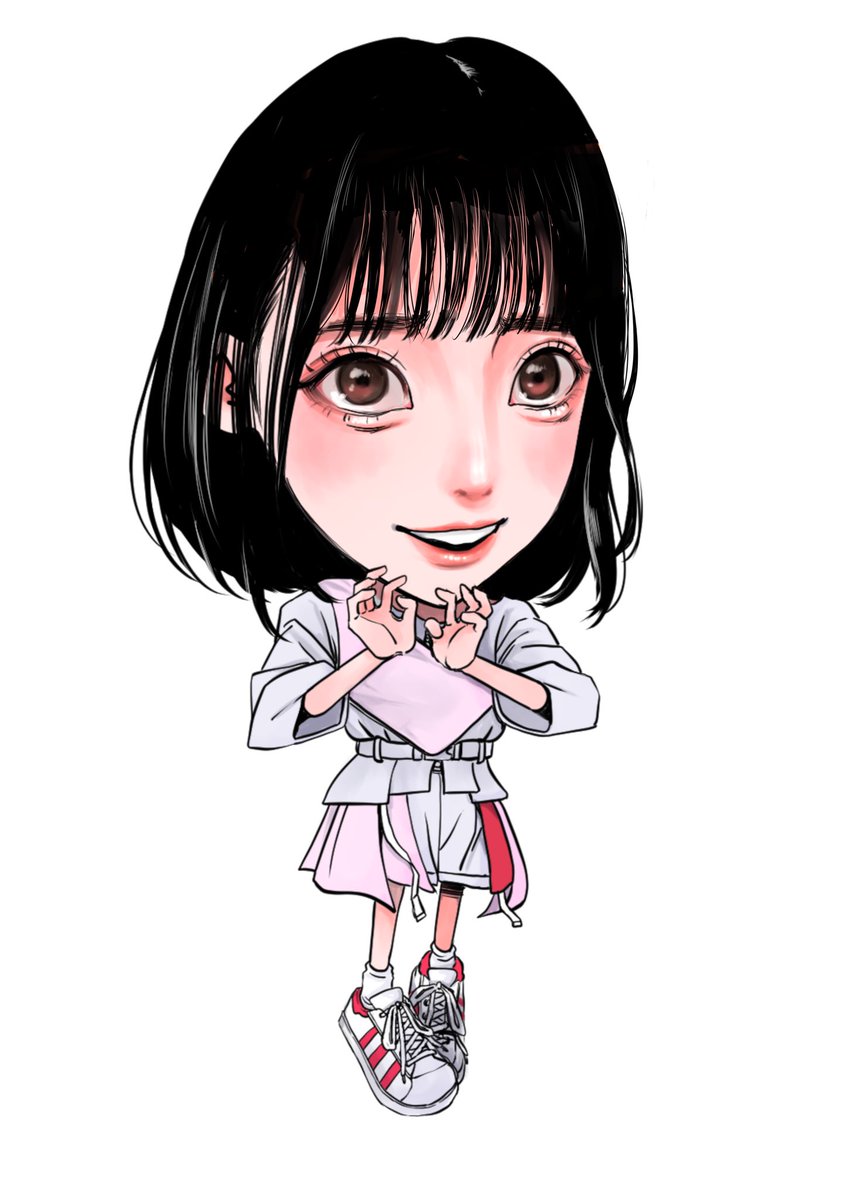 「はのんまゆちゃんおめでとうオタクからもメンバーからも愛が溢れて素敵な生誕でした。」|荒 井 ﾊﾟｲ ｾ ﾝのイラスト