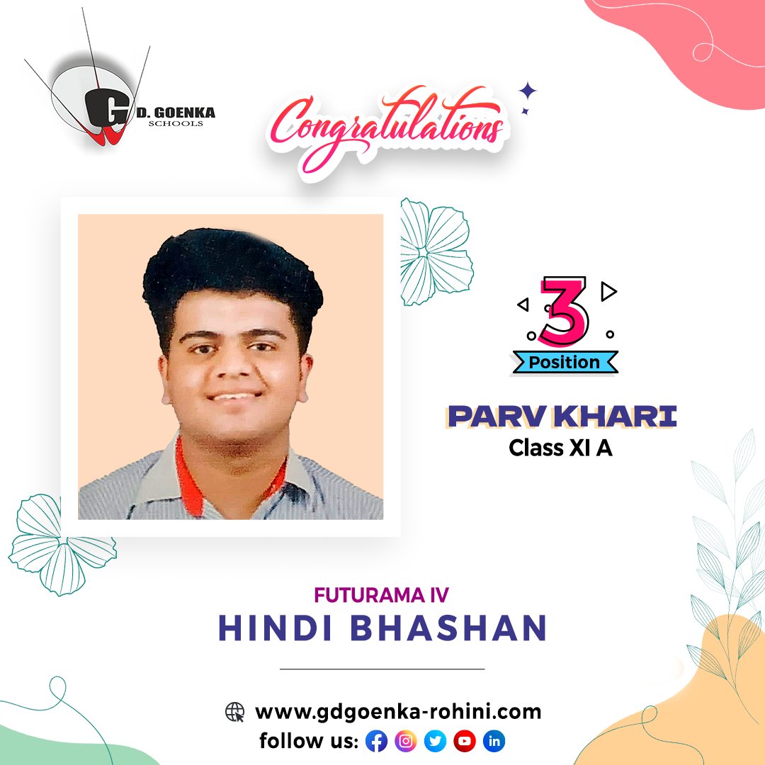GdRohini's tweet photo. Himalaya Public Sr. Sec. School recently organized the Futurama IV competition wherein the bright students of GDGPS, Sector 22, Rohini, participated &amp; came with flying colours as winners.
#studentstalent #congratulations #winner #schoolcompetition #gdgoenkarohini #gdgps #GDGPS22 https://t.co/NkjcmgaicL