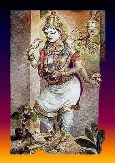 Beautiful painting of godess lakshmi