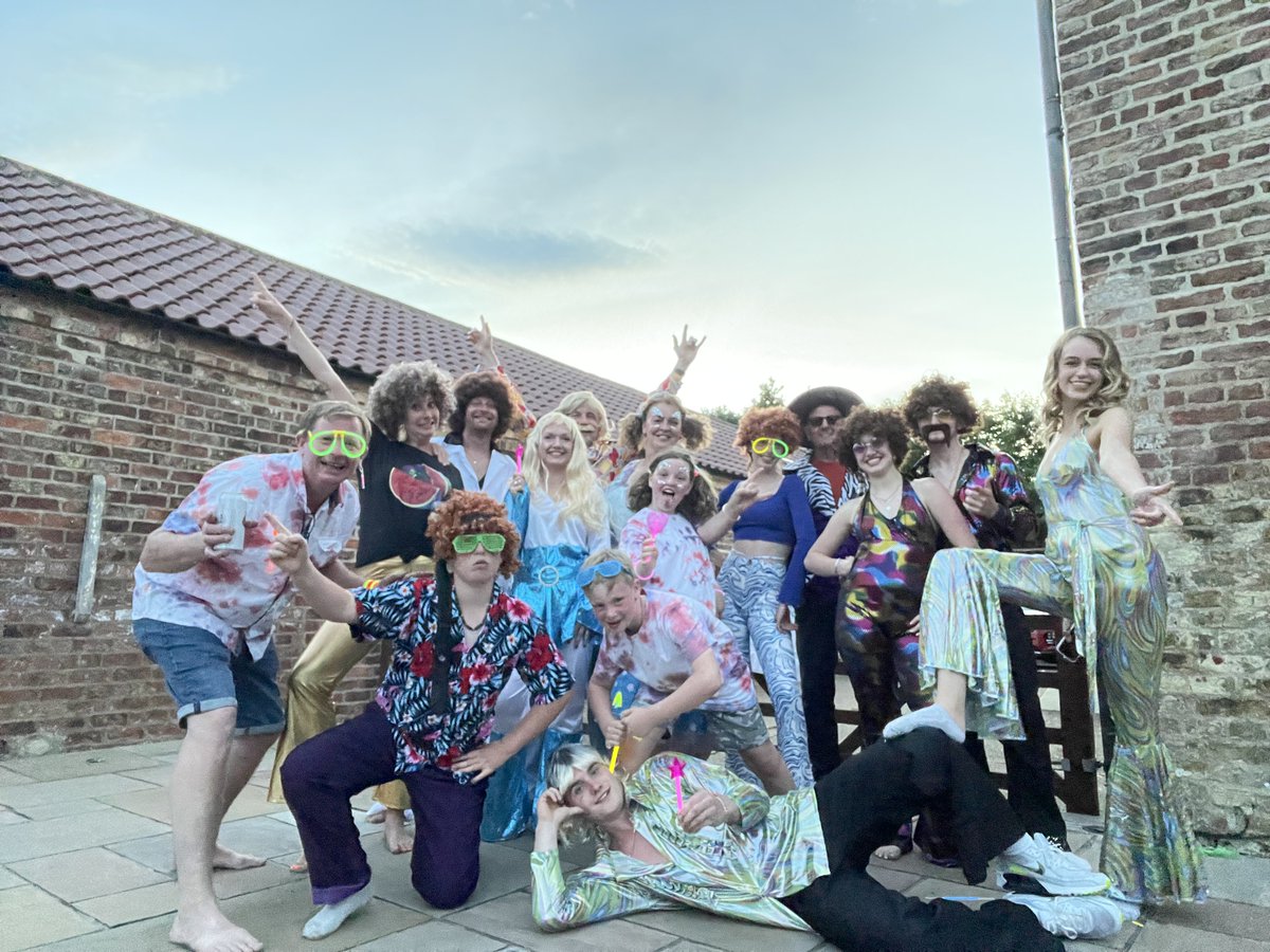 It was a Disco fancy dress for the Baker family celebrations this month as they celebrated a very special family birthday! They all had a fabulous weekend. Why not book a weekend next year for your big celebration event - there's room for up to 20 people to stay!