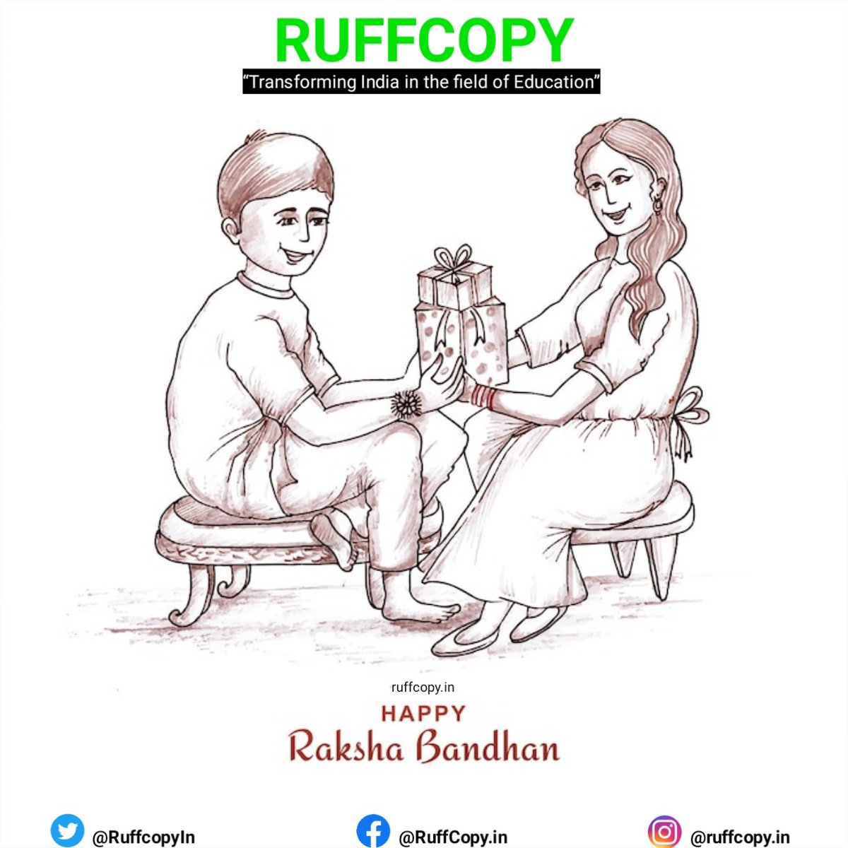 🎊 Happy Raksha Bandhan 🎊
#ruffcopy #ruffcopyin #education #innogical #indiaeducation #educationministryindia #RakshaBandhan