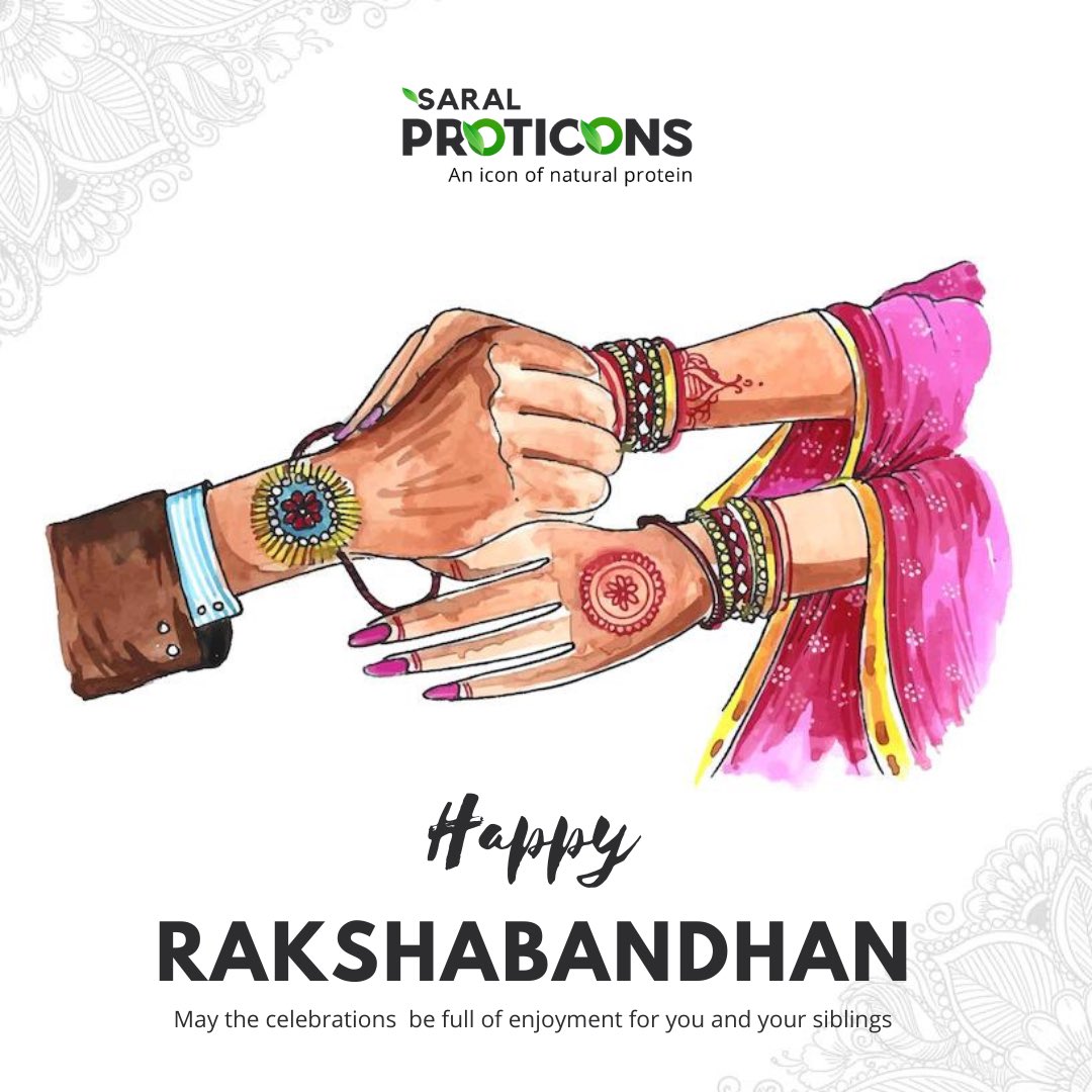 saralproticons's tweet photo. On the occasion of Raksha Bandhan, we are sending warm greetings to you and your loving sibling to have a wonderful festive time.

#HappyRakshabandhan🌸 https://t.co/2jqDJDpKGN
