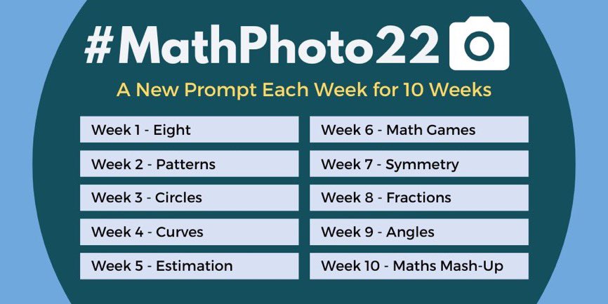AlisonHogben's tweet photo. It’s the final week of #MathsPhoto22 and I’m pleased to be hosting the #MathsMashUp. How many of the previous prompts can you include in one photo? The challenge begins! https://t.co/RY7fOrH5Qk