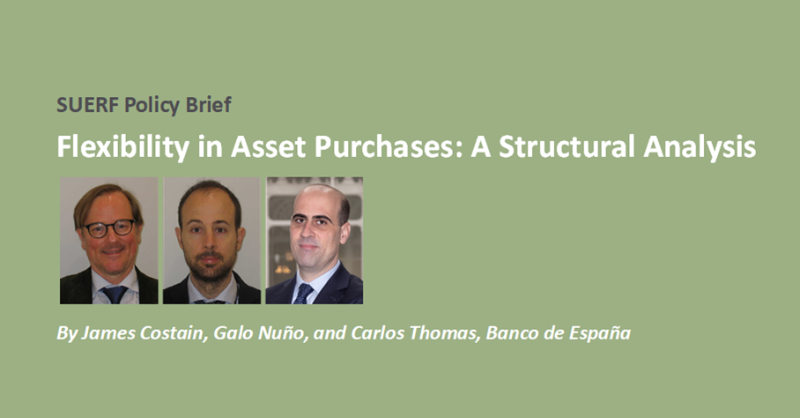 suerf_org's tweet photo. #SUERFpolicybrief “Flexibility in Asset Purchases: A Structural Analysis” by James Costain, @NunoGalo, and Carlos Thomas @BancoDeEspana
#SovereignDefault #QuantitativeEasing #YieldCurve #AffineModel #COVID19Crisis #ECB #PEPP