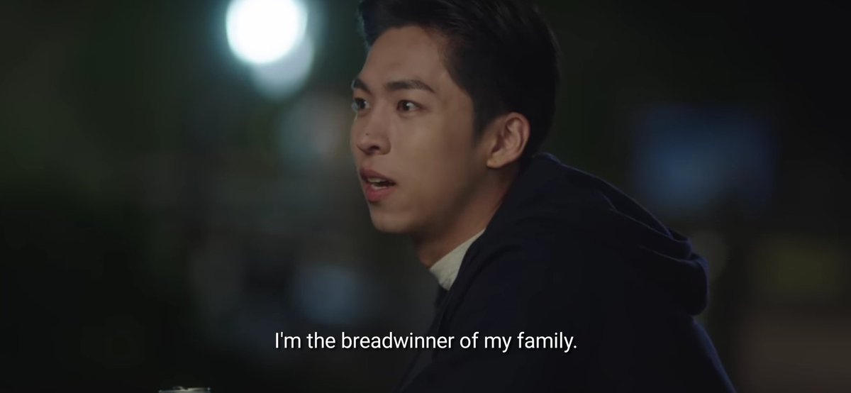 This statement about his family condition & how desperate he is to be successful as an Attorney is understandable . But poverty means lack of money & not lack of humanity . Being poor doesn't approve u to be mean & contempt . #ExtraordinaryAttorneyWooEp13 #ParkEunBin #KangTaeOh