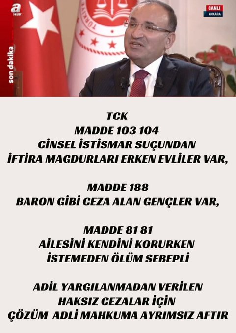 MahkumYareni (@mhkmyrni33) on Twitter photo <a href="/adalet_bakanlik/">T.C. Adalet Bakanlığı</a> CEZAEVLERİnde tutuklu ve hükümlü sayısı cok fazla bu durum insan haklarına uymayan kosullara sebep olmaktadır.
Mahkum yerlerde yatıyor
Yemekler yetersiz
Koğuşlara sınırlı sürelerde sıcak su veriliyor
Kantinler cok pahalı
Covıd arttı
Talebimiz TemizSayfa
#GenelAf <a href="/adalet_bakanlik/">T.C. Adalet Bakanlığı</a> CEZAEVLERİnde tutuklu ve hükümlü sayısı cok fazla bu durum insan haklarına uymayan kosullara sebep olmaktadır.
Mahkum yerlerde yatıyor
Yemekler yetersiz
Koğuşlara sınırlı sürelerde sıcak su veriliyor
Kantinler cok pahalı
Covıd arttı
Talebimiz TemizSayfa
#GenelAf