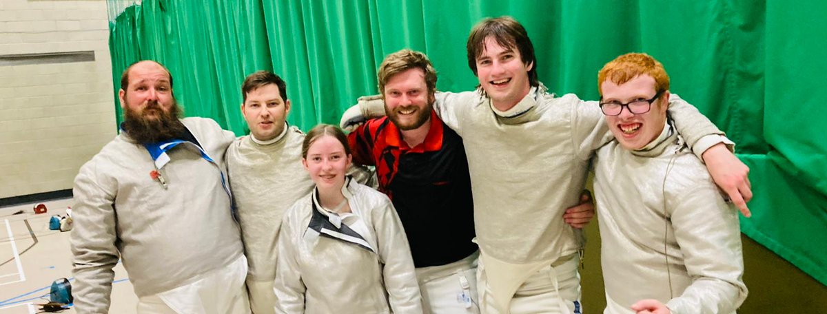 Rob_T_Johnson's tweet photo. Great to be back taking part in team matches again after so long! Forgot how fun they were - especially when we win!! 

Look forward to @GYWFC taking part in many more matches. Thanks @NorfolkFencing for hosting! https://t.co/YaDzDAgSdt
