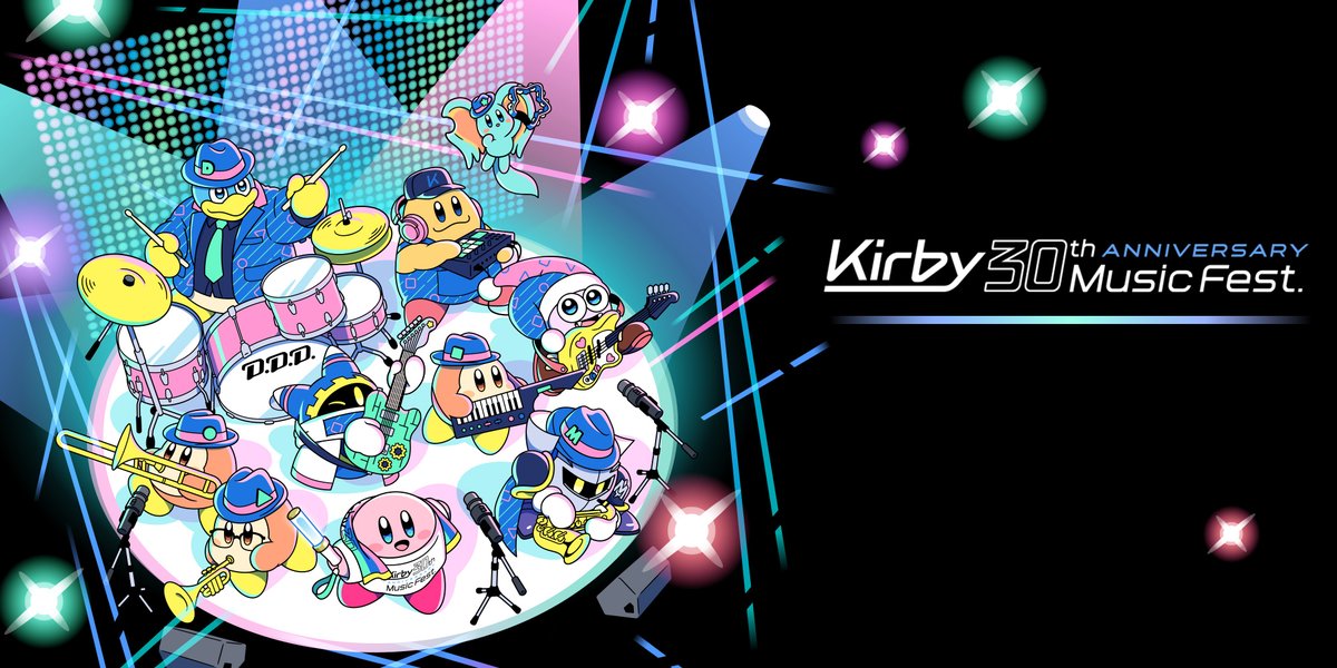 NintendoFrance's tweet photo. Le #Kirby30 Anniversary Music Fest démarre dans 10 minutes ! Célébrez l'anniversaire de notre petite boule rose avec ce concert spécial réunissant des musiques et des medleys tirés de toute la série.

Suivez-le ici : https://t.co/eHfPld07sy https://t.co/3df4pOQX7T