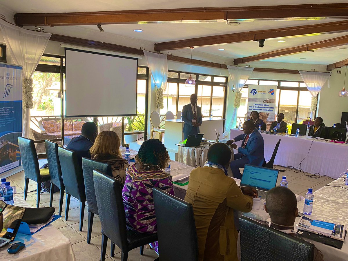 CongoMines's tweet photo. #RDC_MINES: #HappeningNow: le @cartercenter et #MakutaYaMaendeleo co-organise une activité de vulgarisation des dispositions du code minier et autres textes légaux sur la contribution du secteur minier au développement local https://t.co/qoC0jz6BP1