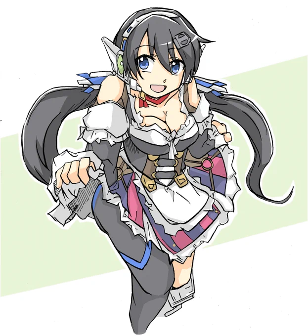 スケブ依頼品オリキャラさんですな 