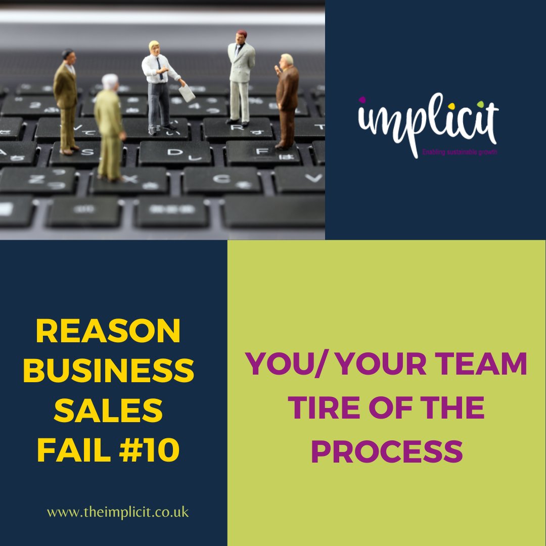 implicit_coach's tweet image. Reason Business Sales Fail #10

The commitment and resilience required for a sale process is often underestimated.

ow.ly/TL2B50JY14Y

#growthcapital #funding #corporatefinance #privateequity #executivesandmanagement  #founder #entrepreneur #entrepreneurs #acquisition