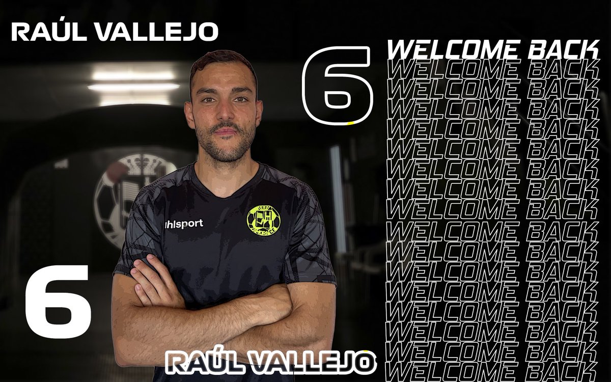 RAÚL VALLEJO🫶⚽️|

Raúl Vallejo, tras su lesión y su posterior cesión al <a href="/AtcoBembibre/">Atlético Bembibre</a>, vuelve a casa🤙🏻😍

¡Año bonito el que tenemos por delante, amigo!🤩🍍

¡Bienvenido de nuevo!🚀

#VamosMiZamora