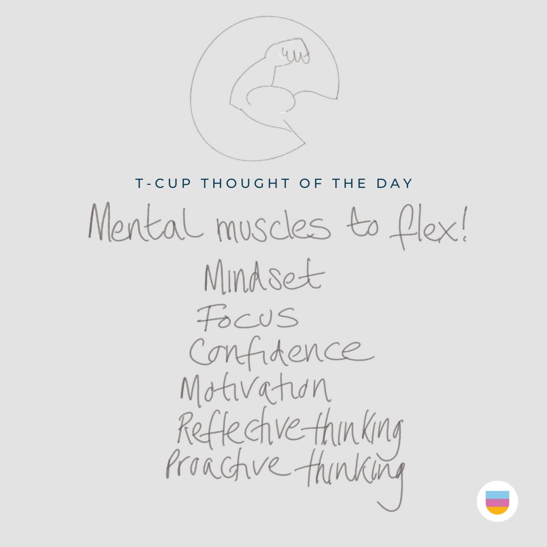 T-Cup Thought of the day...

It's time to flex!

#reflect #insight #action #todo #wellbeing #list #healthy #happy #successful