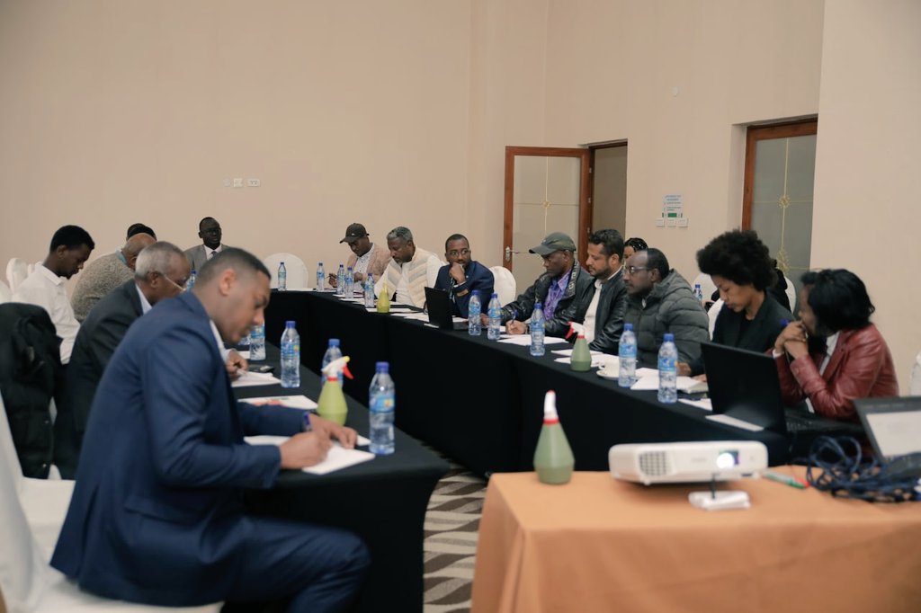 PreciseConsult's tweet photo. #Ethiopia Happening Now! 

In collaboration with @mowe_ethiopia &amp; Ethiopia Solar Energy Development Association (ESEDA), we are working with Regional Energy Bureaus to harmonize &amp; standardize solar product distribution.

#solarpower #energy #SDGs https://t.co/Kh1fXRHtFE