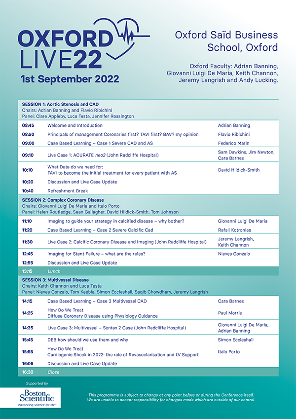 Millbrook Medical Conferences (@millbrookmed) on Twitter photo 3 weeks to go!
The programme for Oxford Live has been revealed! View it here: millbrook-medical-conferences.co.uk//Uploaded/1/Do…
Register using your Millbrook account here: millbrook-medical-conferences.co.uk/Conferences/Se…
#OxfordLive #Cardiology #MedEd #VisitOxford
@CaraCanDo <a href="/RafKotronias/">Rafail Kotronias</a> <a href="/Ryvetsprog/">David Hildick-Smith</a> <a href="/samdawkins/">Sam Dawkins</a> 3 weeks to go!
The programme for Oxford Live has been revealed! View it here: millbrook-medical-conferences.co.uk//Uploaded/1/Do…
Register using your Millbrook account here: millbrook-medical-conferences.co.uk/Conferences/Se…
#OxfordLive #Cardiology #MedEd #VisitOxford
@CaraCanDo <a href="/RafKotronias/">Rafail Kotronias</a> <a href="/Ryvetsprog/">David Hildick-Smith</a> <a href="/samdawkins/">Sam Dawkins</a>