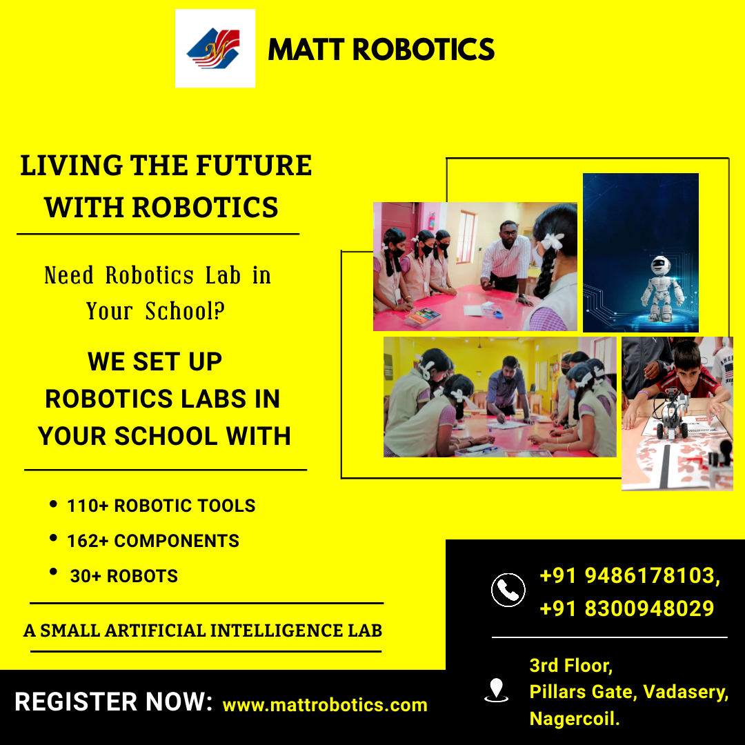 matt_robotics's tweet photo. Robotics Lab in INDIA !
.
.
#robotics  #robotics #roboticsforkids #roboticsengineering #mattrobotics #RakshaBandhan #RealMadrid #Rajouri #LaalSinghChaddha #EduTECH2022 #SamsungUnpacked #GalaxyZFlip4 #GalaxyZFold4 #roboticsainews https://t.co/C5WbQ5vCbG