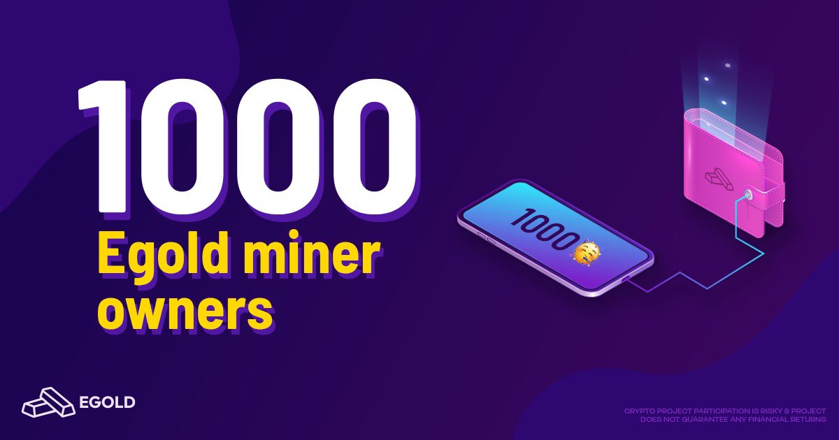 egoldproject's tweet image. Community is growing so fast 🔥🚀

Grab your miner today and enjoy $EGOLD mining using new #ANFT technology ✅

#mining #nftmining #anftmining #Metaverse #Metaverso #ANFT #NFT #NFTcommunitiy #EGOLD #EGOLDMINER #autonomous #smartcontract #community #crypto