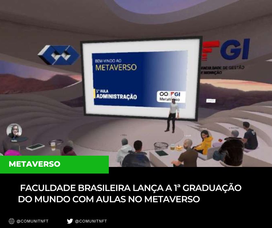comunitnft's tweet photo. E tem quem diga que o Metaverso é modinha  🫢 https://t.co/DPrbymvoNm