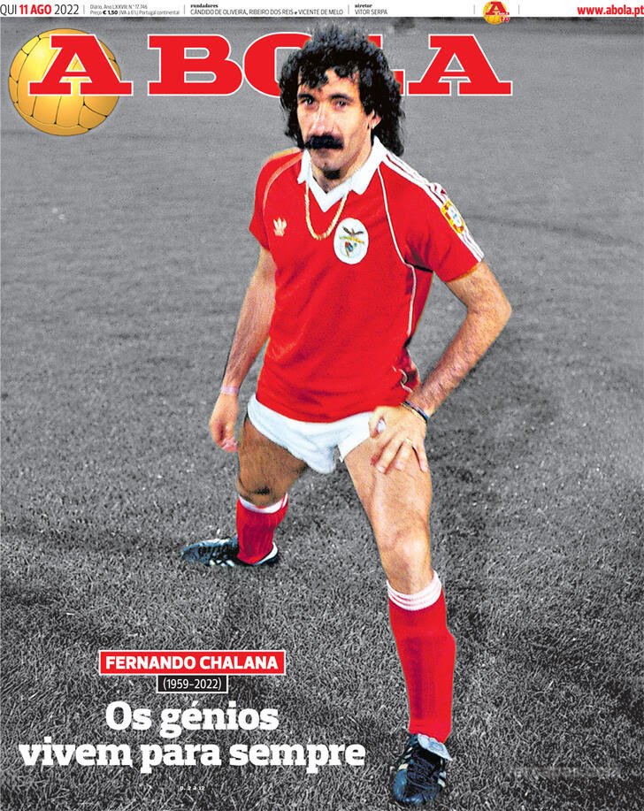 Chalana: os génios vivem para sempre!