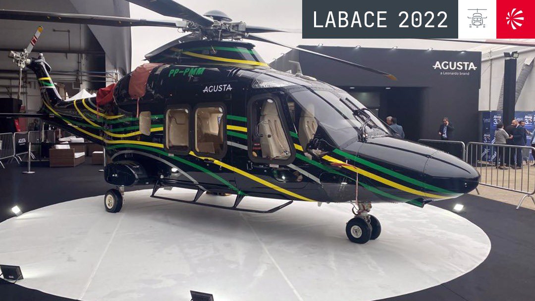 LDO_Helicopters's tweet photo. #Leonardo’s leadership in the world’s #VIP/corporate multiengine helicopter market continues to grow with new orders announced at #LABACE2022, including two #AW169 light intermediate twins and one #AW109 Trekker light twin engine helicopter: https://t.co/QA1O363W2E #AGUSTA https://t.co/7qZV2fXJtq