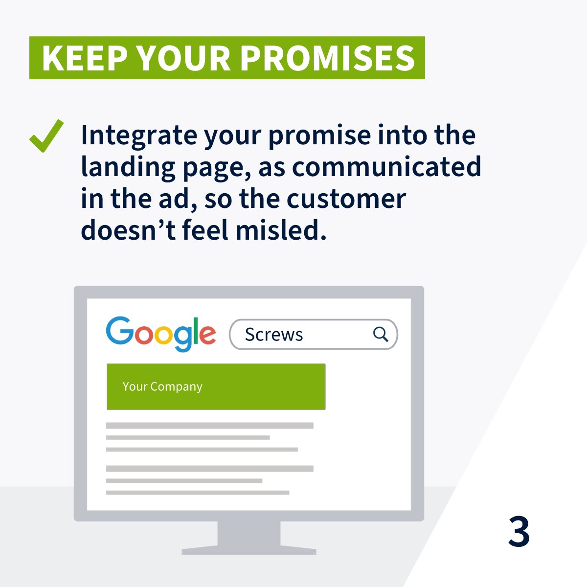 Our 3 top tips to optimise your landing page for a better Google ads conversion rate!  
 
Discover further tips and best practices for a successful Google ad campaign: visable.com/en_uk/magazine…  

#onlinemarketing #b2bmarketing #visable #europages #wlw #landingpage #googleads
