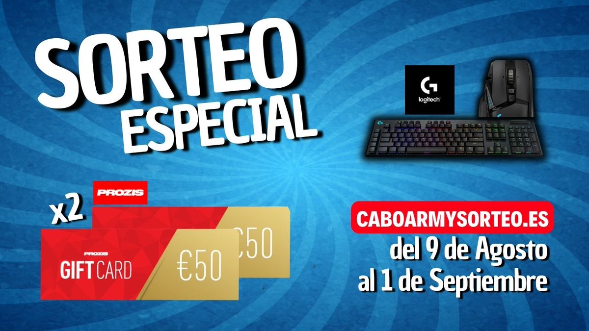 imCABOLO's tweet photo. Gracias a @LogitechG_ES y @prozisofficial tenemos un sorteo nuevo, hasta el 1 de Septiembre. 
✅Sumad puntos en el Sorteo con
✅https://t.co/BU6dxBLTFV
✅Tenemos la web de
✅https://t.co/Nj3pOxt0vb para que lo tengáis más fácil y más ordenado.
Suerte! https://t.co/QE2TIftiFX